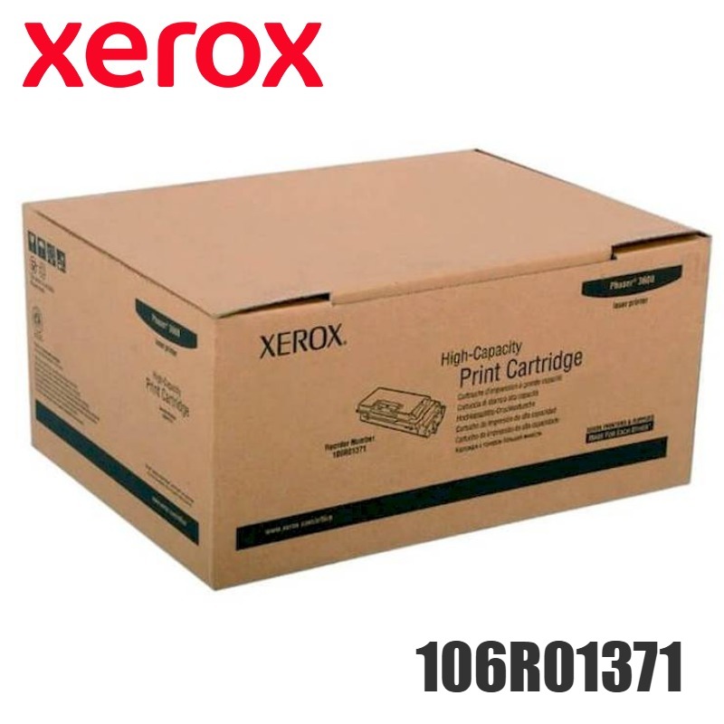 Tóner Xerox 106R01371 original Negro