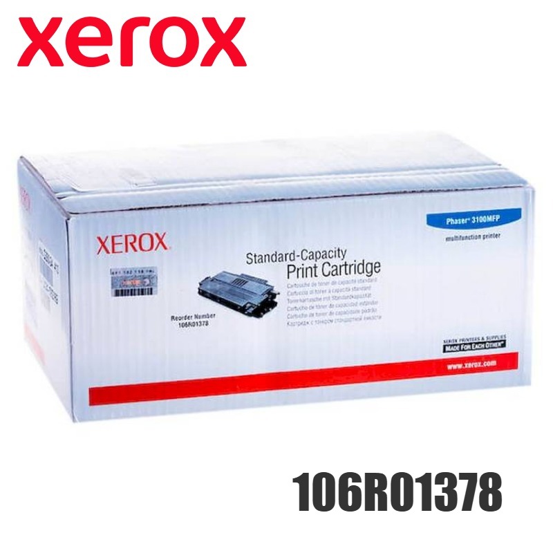Tóner Xerox 106R01378 original Negro