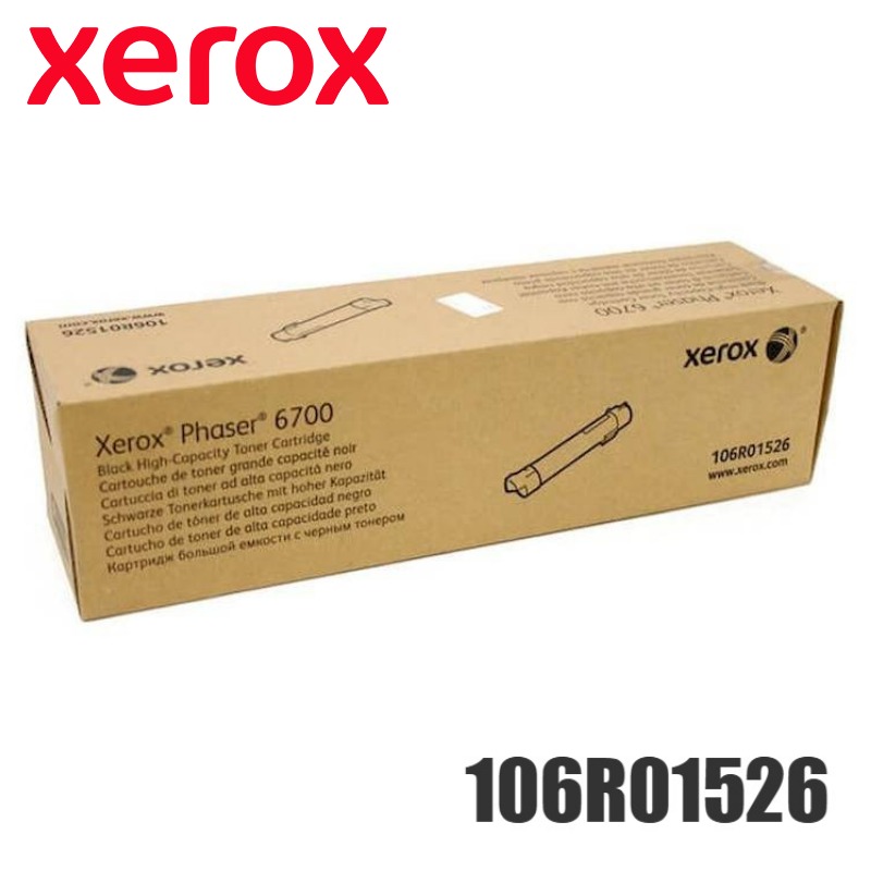 Tóner Xerox 106R01526 original Negro