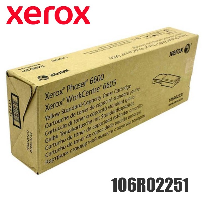 Tóner Xerox 106R02251 original Yellow