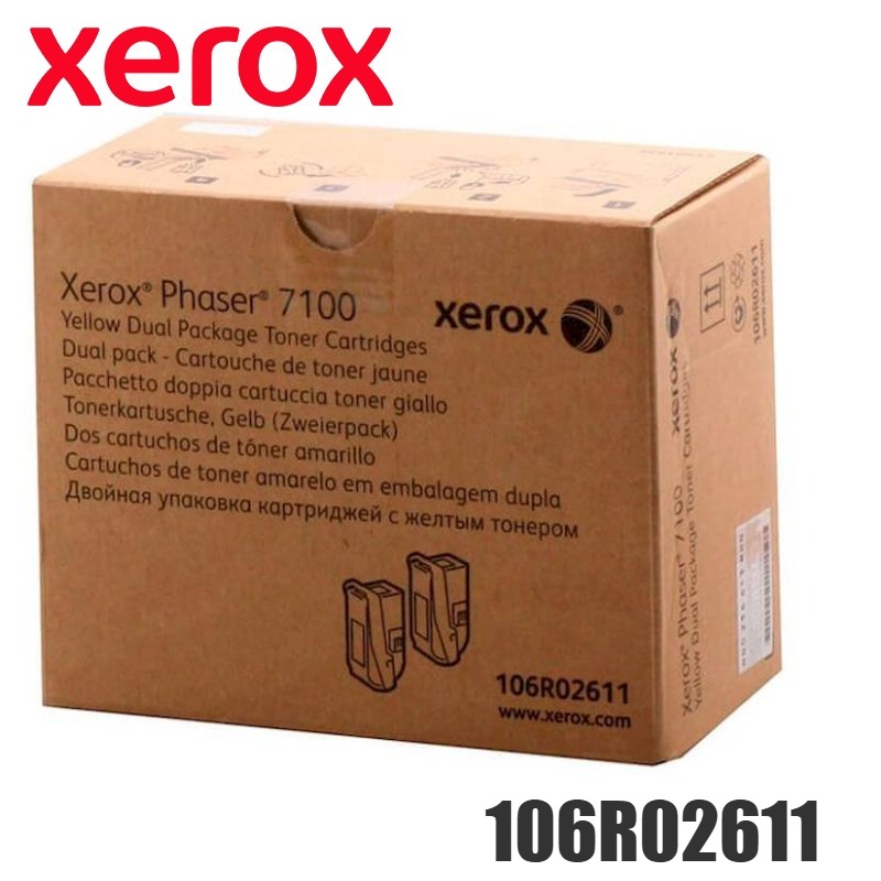 Tóner Xerox 106R02611 original Dual Pack Yellow