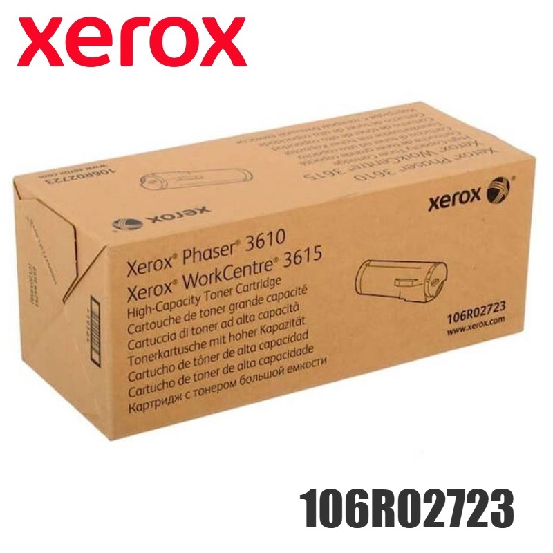 Tóner Xerox 106R02723 original Negro