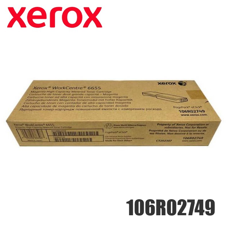 Tóner Xerox 106R02749 original Magenta