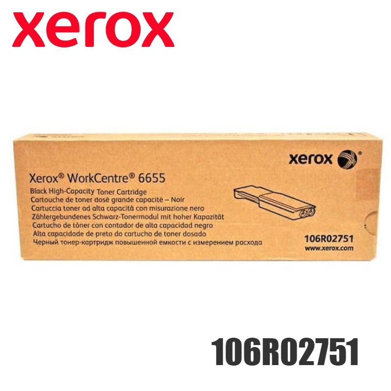 Tóner Xerox 106R02751 original Negro