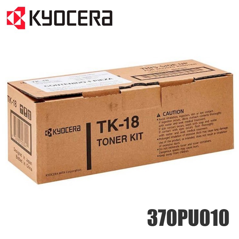 Tóner Kyocera 370PU010 original Negro