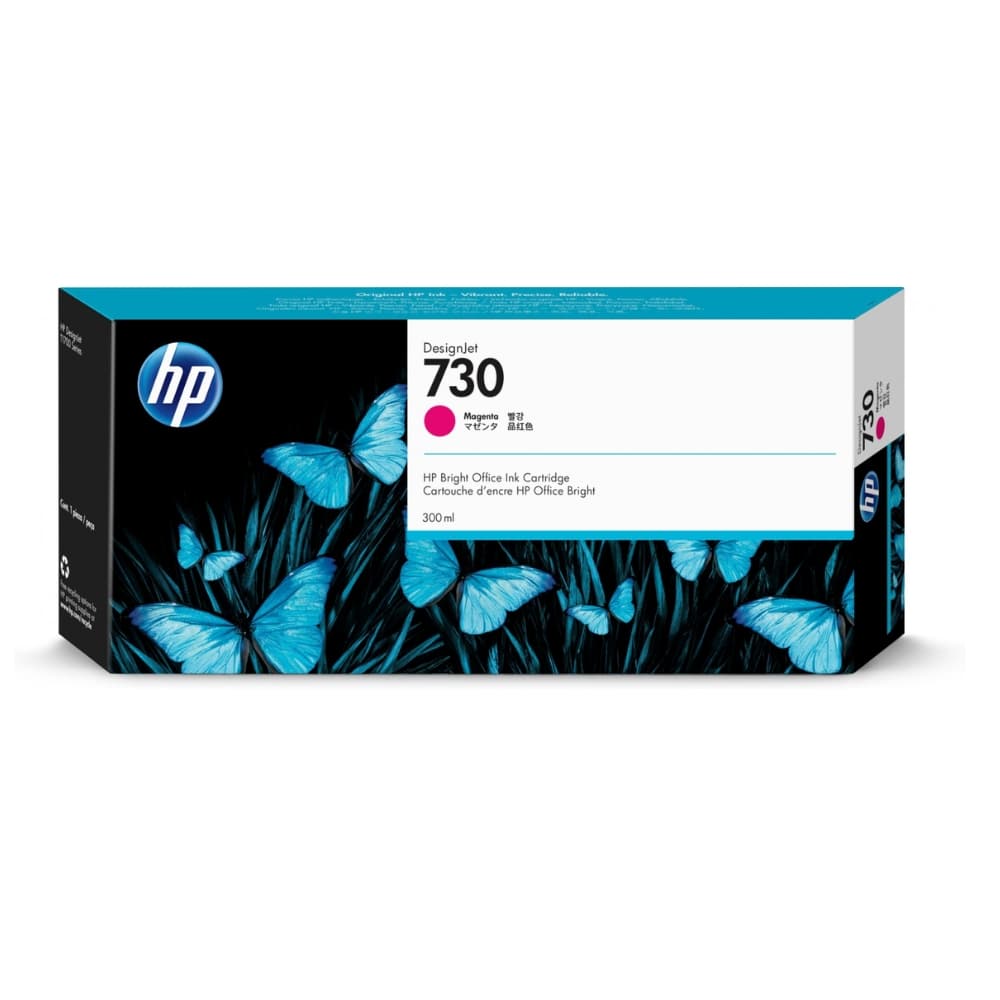 Cartucho Tinta HP 730 Original Magenta (P2V69A) DesignJet T1600, T1600dr, T2600: imagen 2