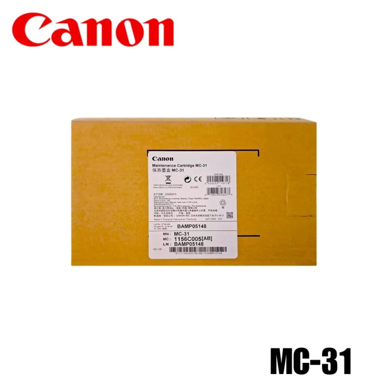 Cartucho de Mantenimiento de Tinta Canon (MC-31) Original Negro imagePROGRAF TA-20, TA-30, TM-200