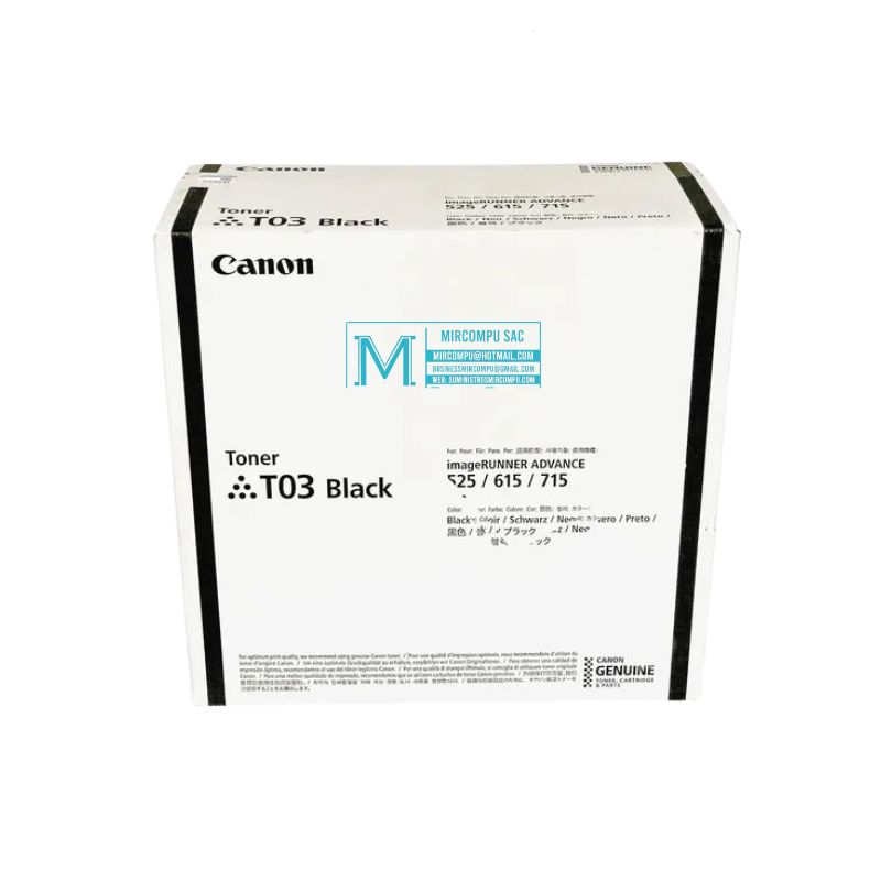 TONER CANON T03 NEGRO
