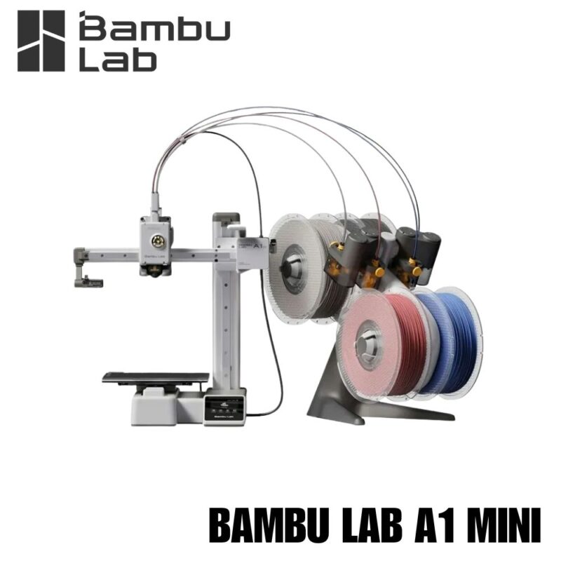 Impresora 3D Bambu Lab A1 mini, compacta con capacidad multicolor (con AMS lite)