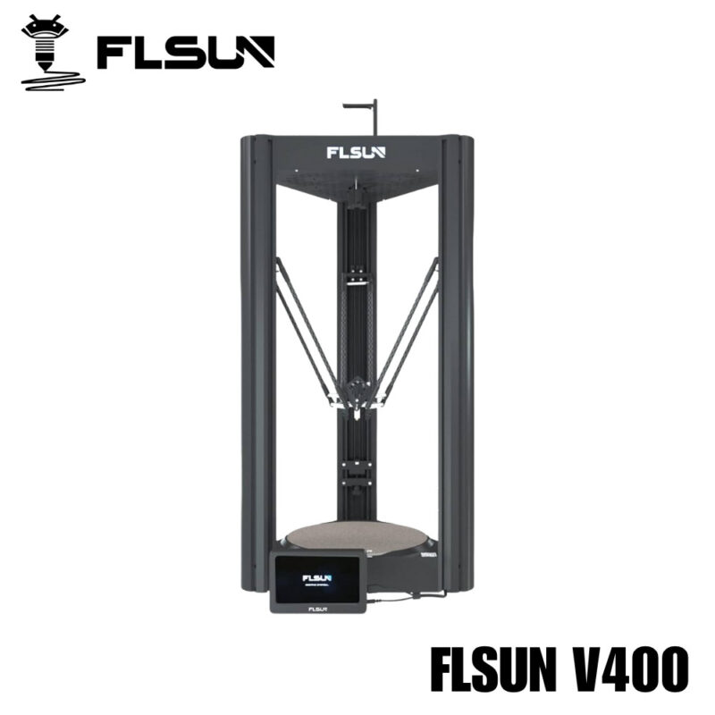 Impresora 3D Delta Flsun V400, ultra rápida con firmware Klipper preinstalado