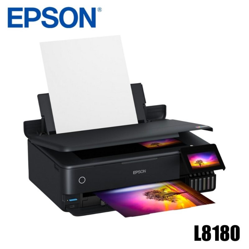Impresora fotográfica A3+ Epson EcoTank L8180, multifuncional de 6 colores