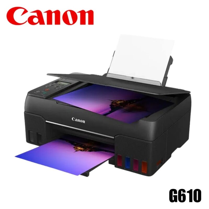 Impresora fotográfica Canon PIXMA G610, multifuncional de 6 colores con tinta continua