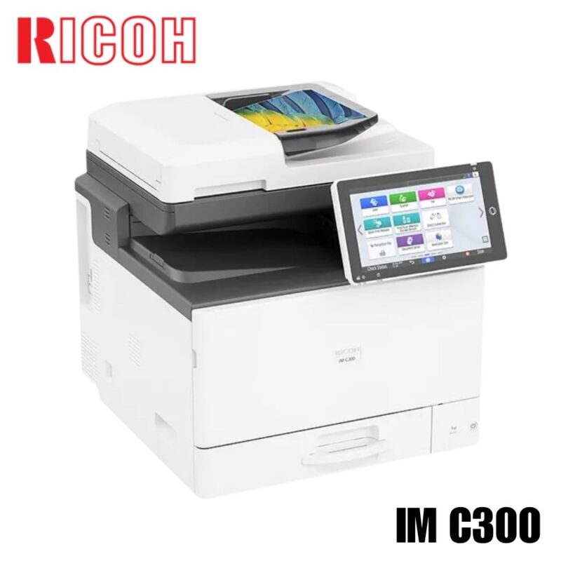 Multifuncional A4 a color Ricoh IM C300, con escaneo dúplex de una sola pasada