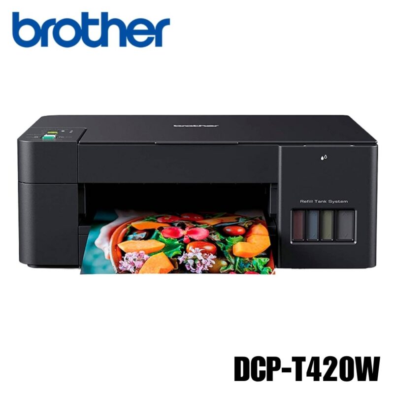Multifuncional Brother DCP-T420W, tinta continua con conectividad inalámbrica Wi-Fi