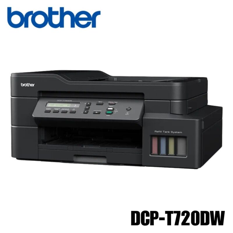 Multifuncional Brother DCP-T720DW, tinta continua, Dúplex, ADF de 20 hojas y Wi-Fi