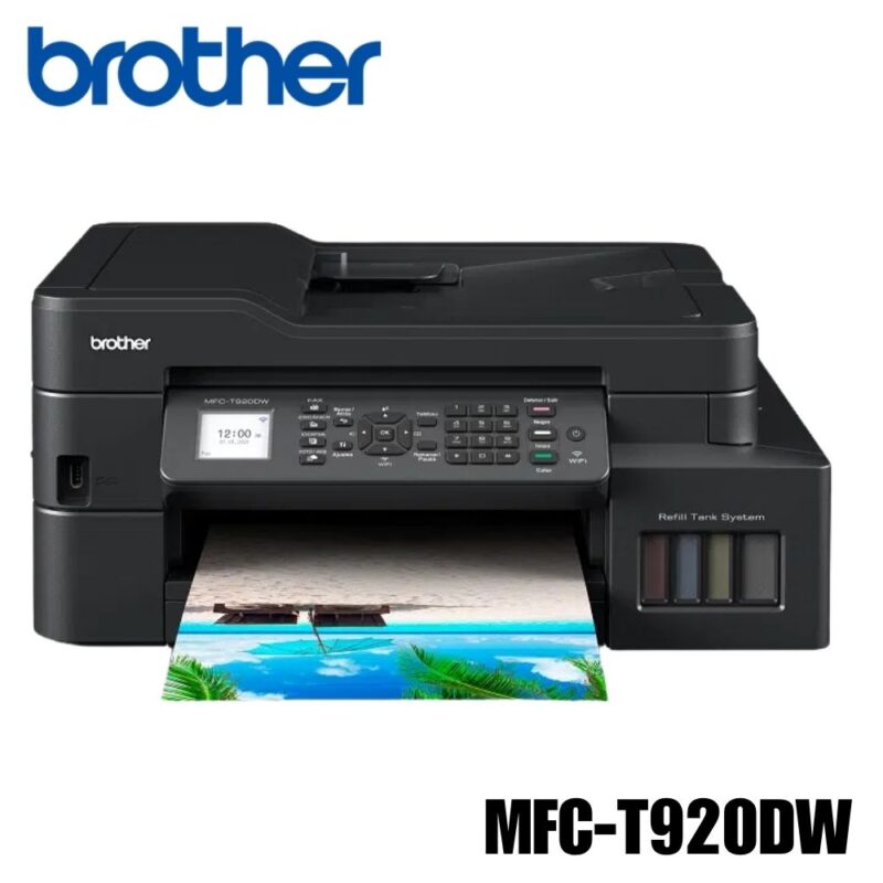 Multifuncional Brother MFC-T920DW, Dúplex, ADF, Wi-Fi, Ethernet y Fax