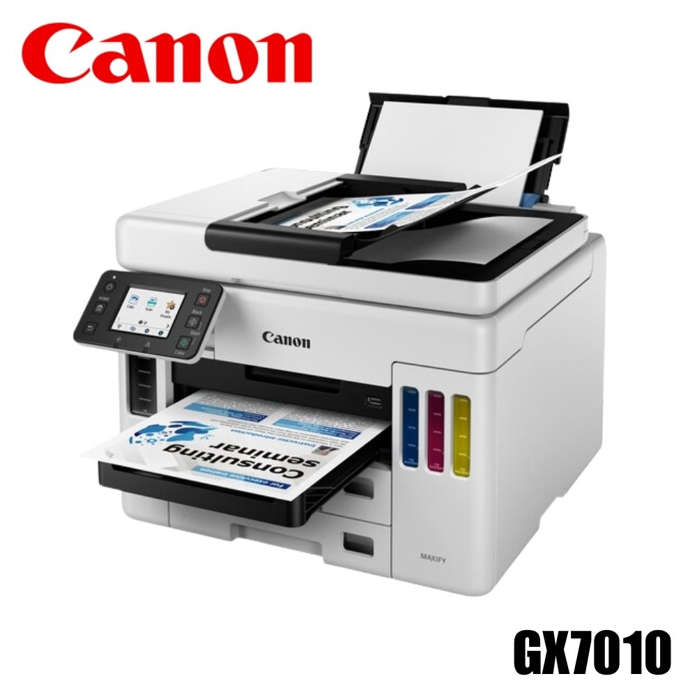 Multifuncional de oficina Canon MAXIFY GX7010, Dúplex, ADF y doble bandeja de 600 hojas: imagen 1