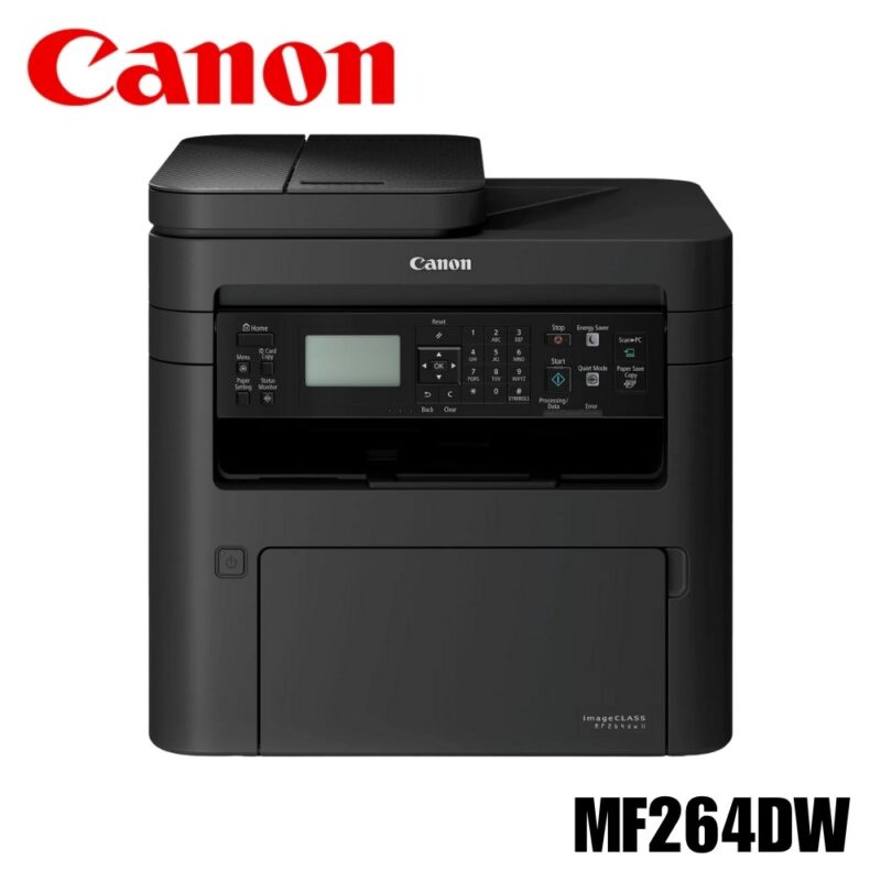 Multifuncional láser Canon imageCLASS MF264dw, 3 en 1 monocromática con Wi-Fi