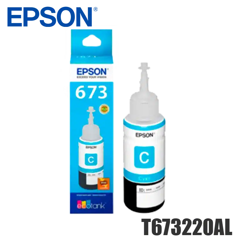 Tinta Epson 673 Cian