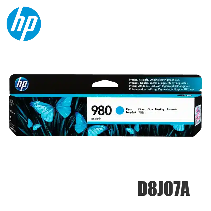 Tinta HP Original 980 Cyan
