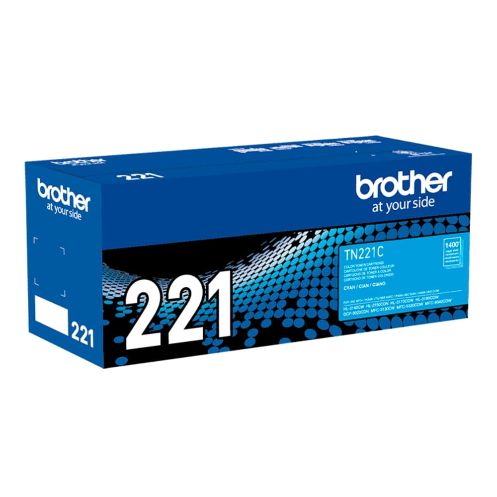 Toner Brother TN-221C Original Cyan (221C) 3140CW, 3170CDW, 3180CDW | 1400 Pag: imagen 2