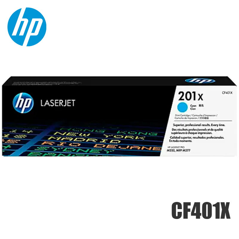 Toner HP 201X CF401X Cyan