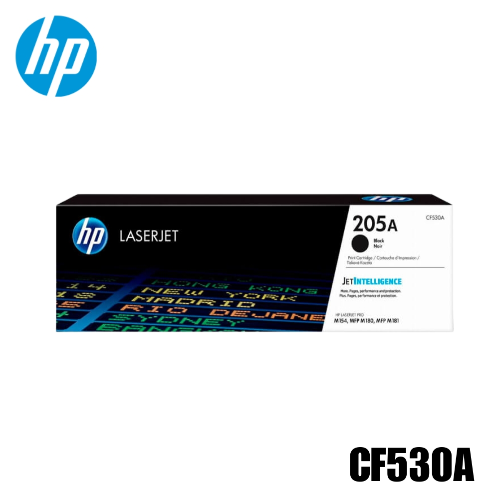 Toner HP 205A Original Negro (CF530A) Color LaserJet Pro M154a, M154nw, MFP M180n | 1100 Pag: imagen 1