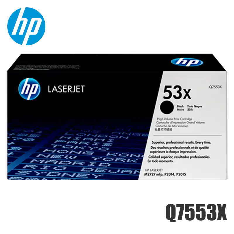 Toner HP 53X Q7553X Negro