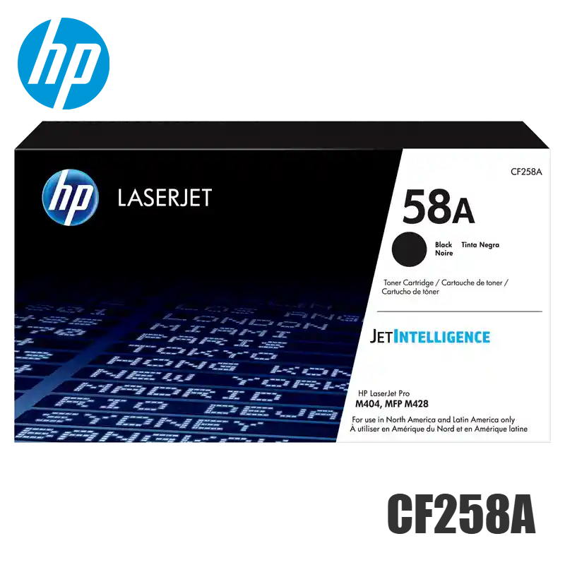 Toner HP 58A CF258A Negro