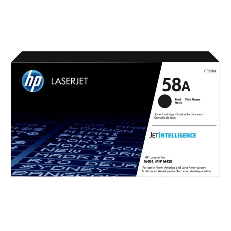 Toner HP 58A Original Black (CF258A) LaserJet Pro M404, M428 | 3000 Pag