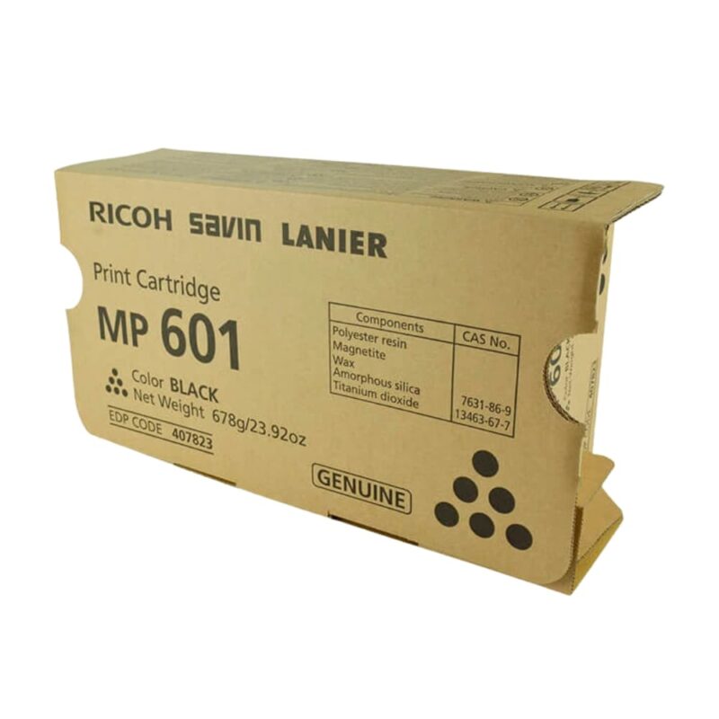 Toner Ricoh 407823 Original Negro MP 601 | MP501SPF, MP601SPF, MP5300DN | 25000 Pag