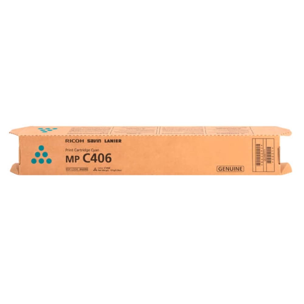 Toner Ricoh 842092 Original Cyan | Aficio MP C306, C406 | 6000 Pag: imagen 2