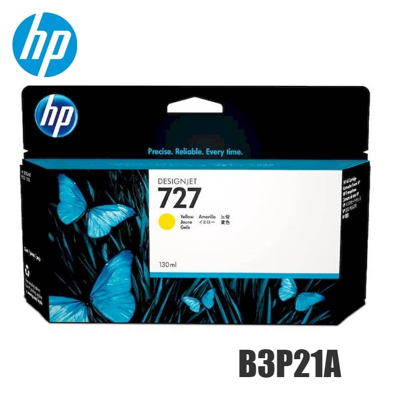 Tinta HP 727A original B3P21A Yellow