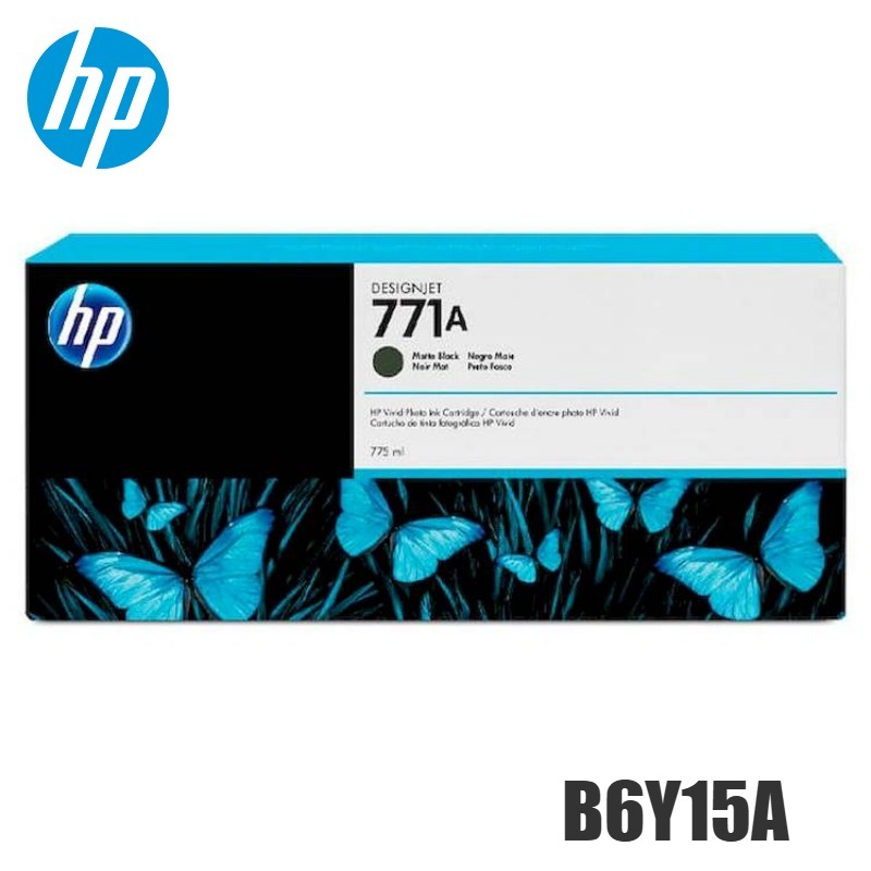 Tinta HP 771A original B6Y15A Matte Black