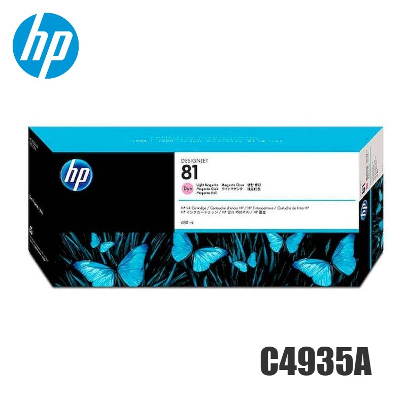 Tinta HP 81 original C4935A Lt Magenta