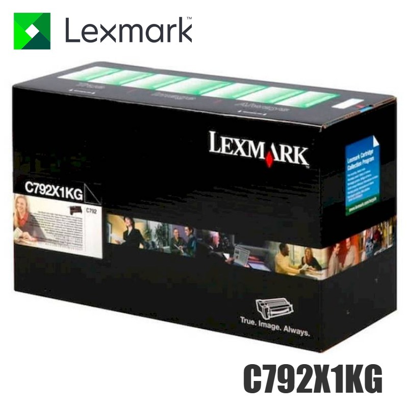 Tóner Lexmark C792X1KG original Negro