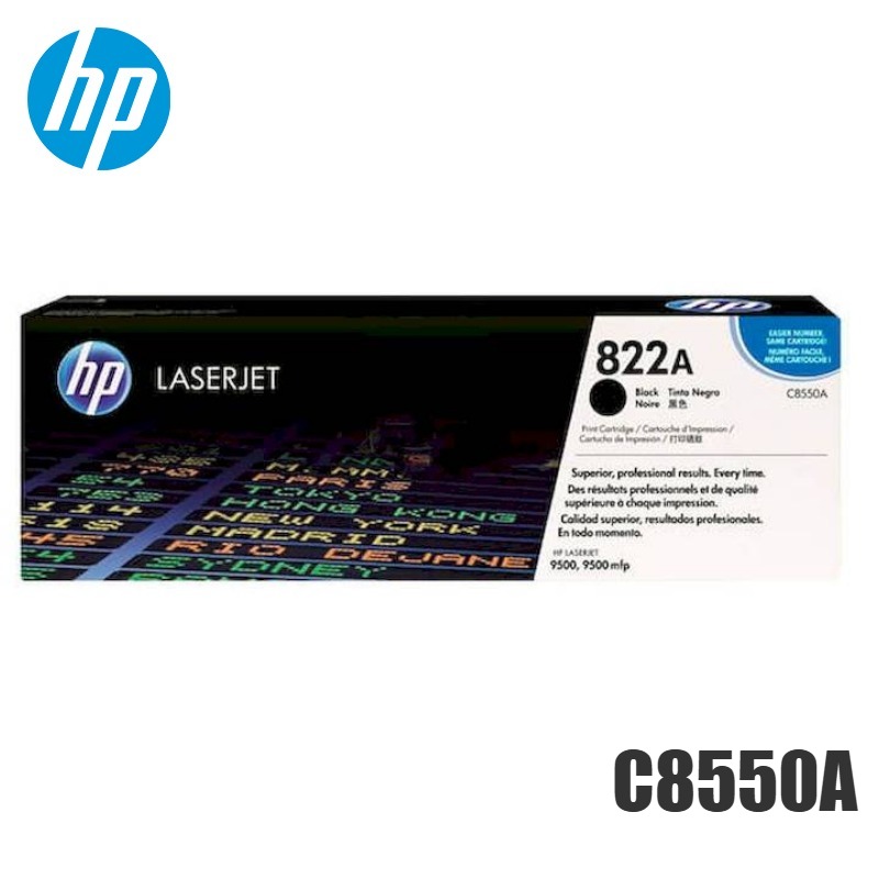 Tóner HP 822A negro C8550A original