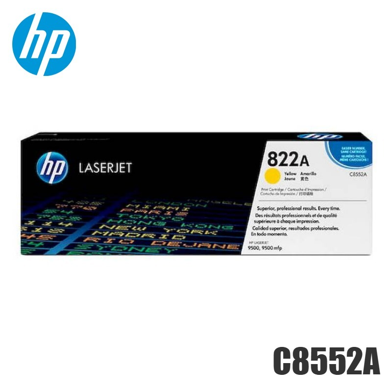 Tóner HP 822A original C8552A yellow