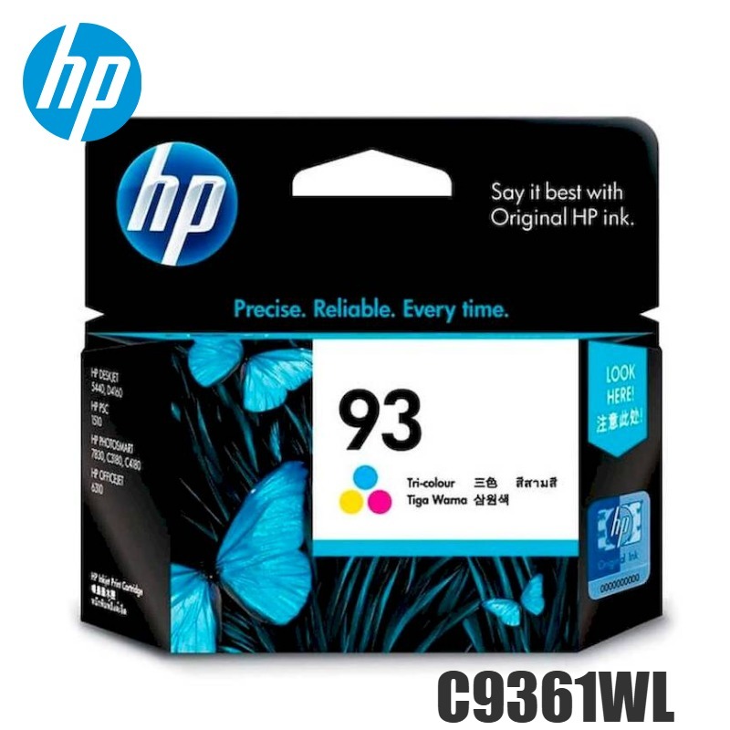 Tinta HP 93 original C9361WL Tricolor