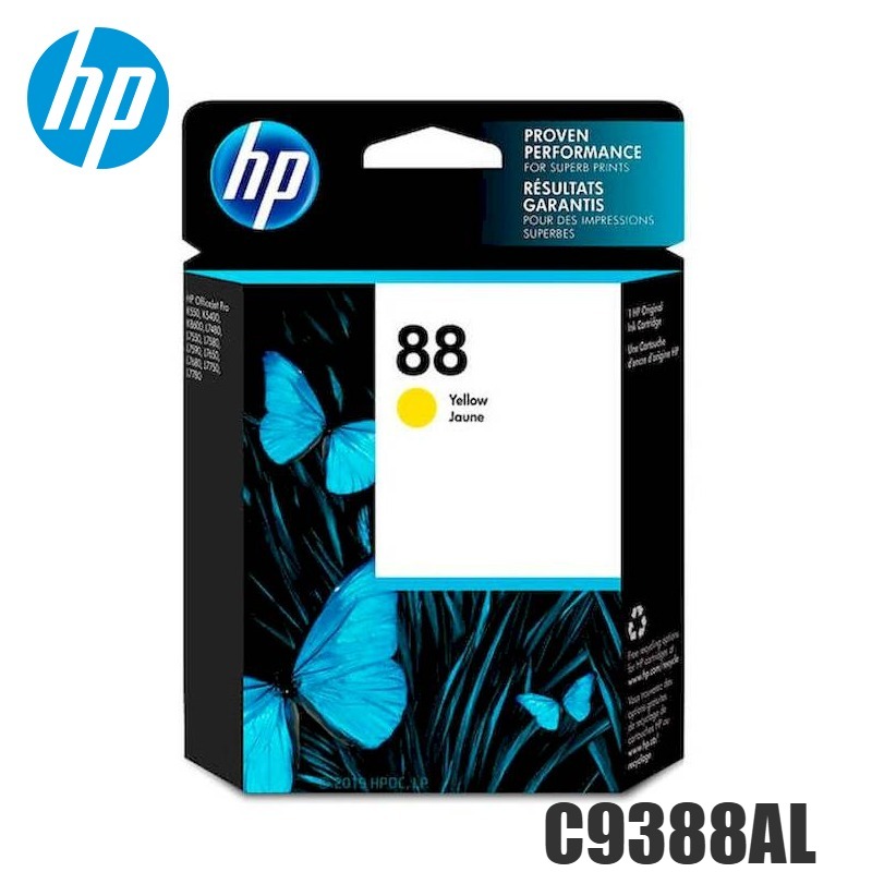 Tinta HP 88 original C9388AL Yellow