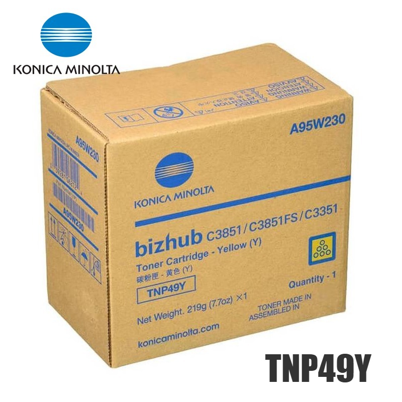 Toner Konica Minolta TNP49Y Amarillo