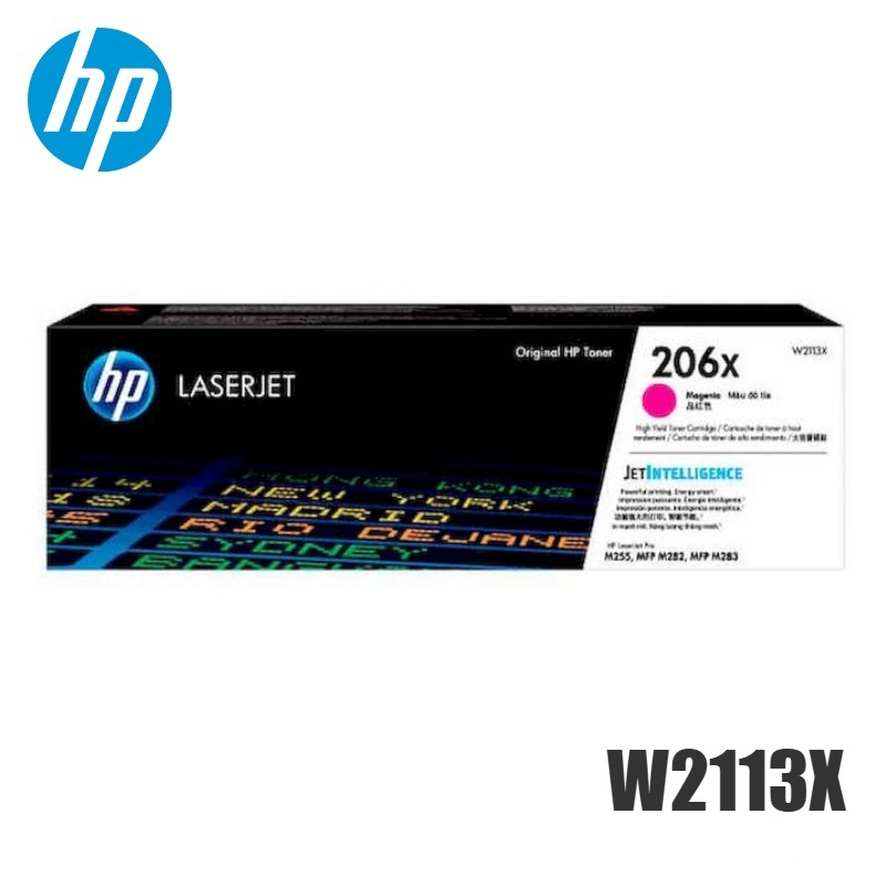 Cartucho de Tóner HP 206X LaserJet Original Magenta