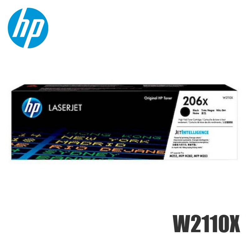 Cartucho de Tóner HP 206X LaserJet Original Negro