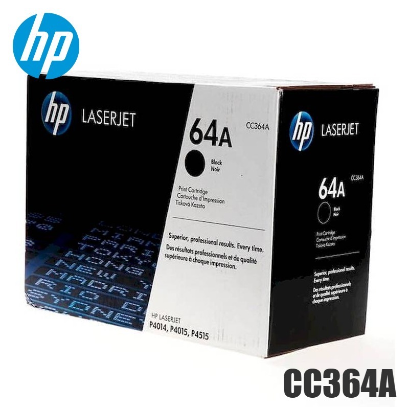 Tóner HP 64A original CC364A negro