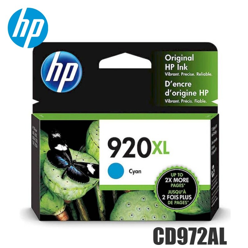 Tinta HP 920XL original CD972AL Cyan