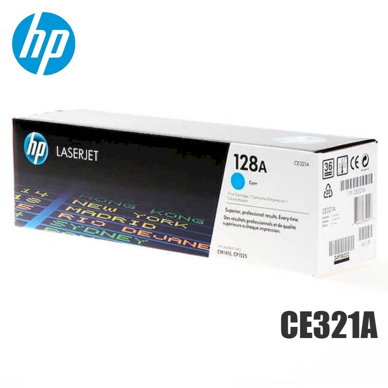 Tóner HP 128A cyan CE321A original