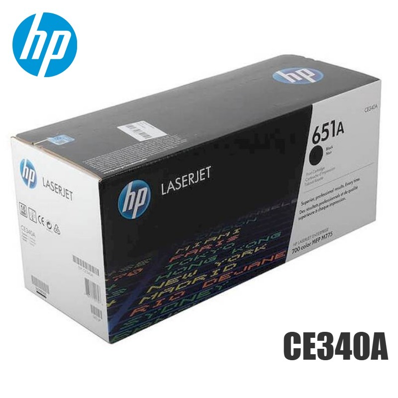 Tóner HP 651A negro CE340A original