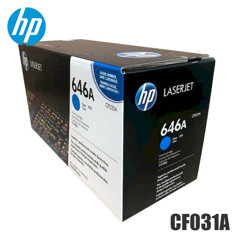 Tóner HP 646A cyan CF031A original