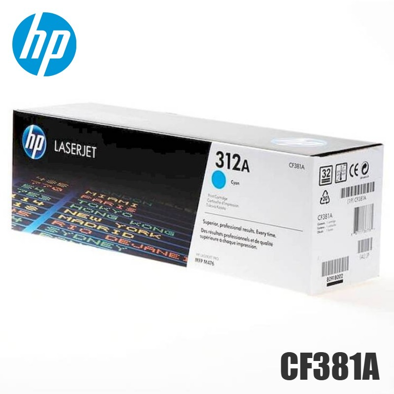 Tóner HP 312A cyan CF381A original