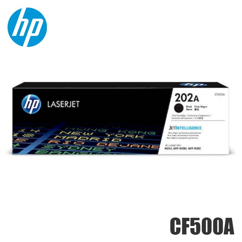 Tóner HP 202A original CF500A negro